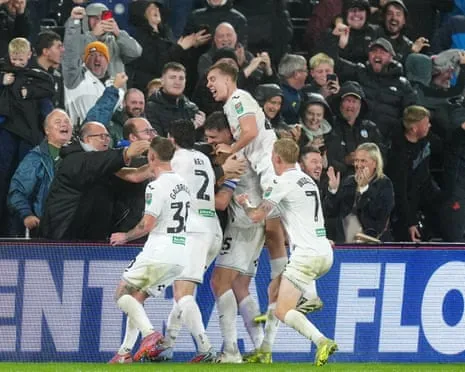 Pain for Forest's Manager as The Swans Surprise Nottingham Forest with Late Comeback